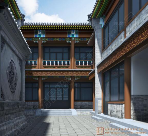 仿古三合院設(shè)計(jì)
