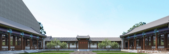 四合院中式設(shè)計 別墅