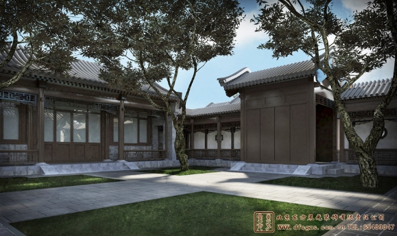 農(nóng)村四合院一層設(shè)計