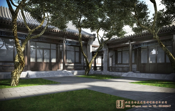 農(nóng)村四合院一層設(shè)計
