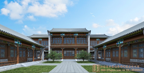 現(xiàn)代四合院別墅設(shè)計(jì)