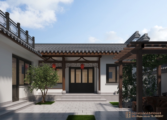 農(nóng)村平房四合院設(shè)計(jì)