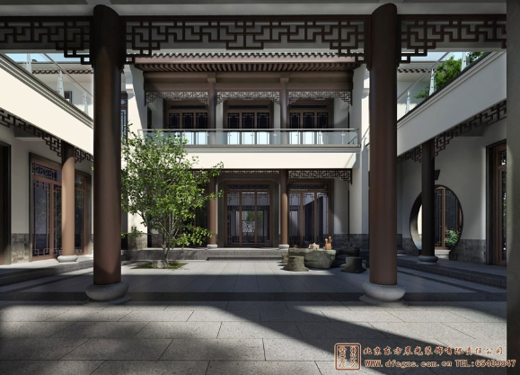 現(xiàn)代風四合院