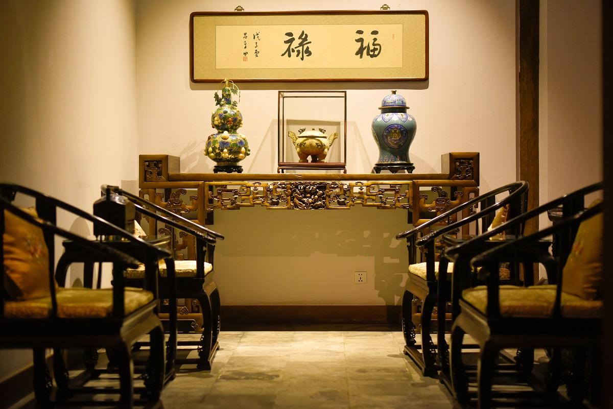 四合院字畫(huà)擺設(shè)