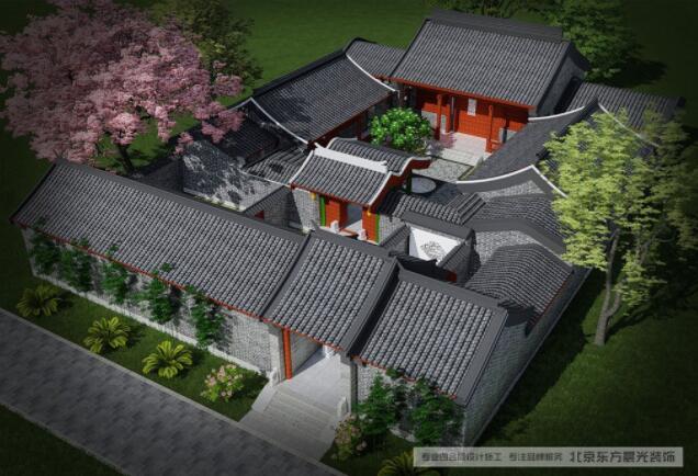 只要提到四合院,所有人想到的都是北京四合院,造成這樣印象的原因在于,四合院的結(jié)構(gòu)十分獨特,在中國傳統(tǒng)住宅建筑中具有典型性和代表性。所謂四合,“四”指東西南北四面,“合”即四面房屋圍在一起,形成一個“口”字形結(jié)構(gòu)。