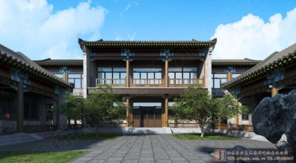 仿古中式宅院設(shè)計效果圖