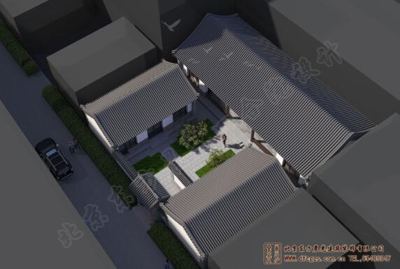 農(nóng)村仿古三合院設計