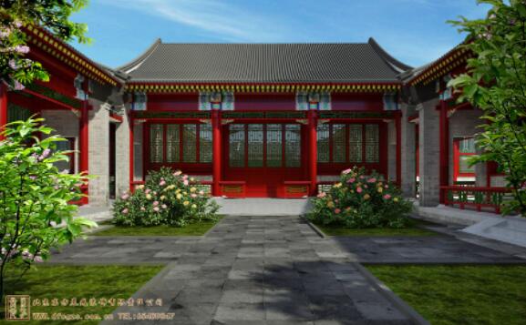 中式建筑效果圖