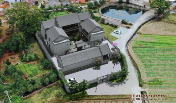 仿古中式宅院效果圖