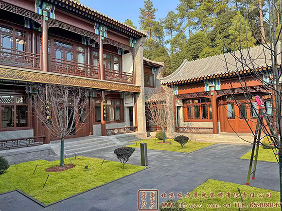 古建筑小青瓦四合院設(shè)計