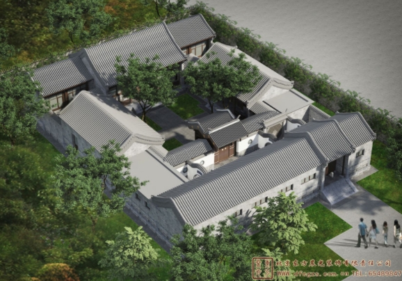 二進(jìn)四合院庭院設(shè)計
