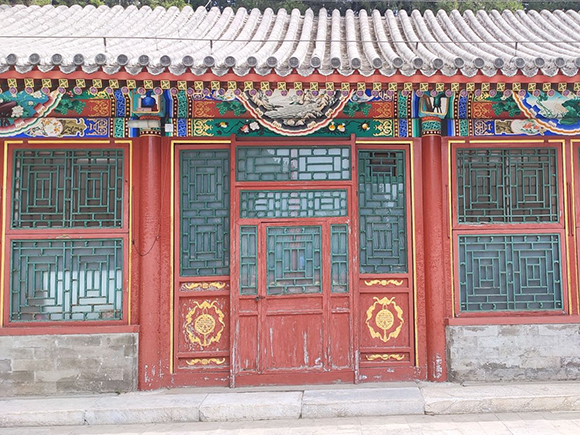 四合院中式門(mén)窗