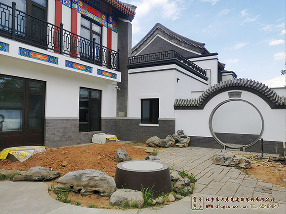農(nóng)村中式會(huì)所施工